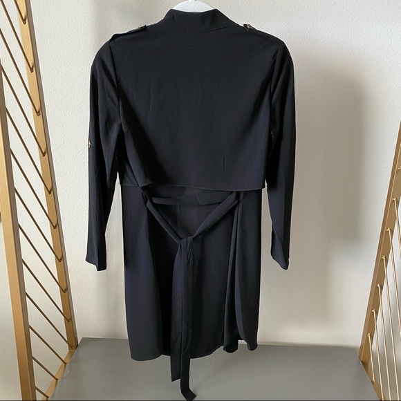 *REPOSH Perfect Black Trench - Picture 7 of 10